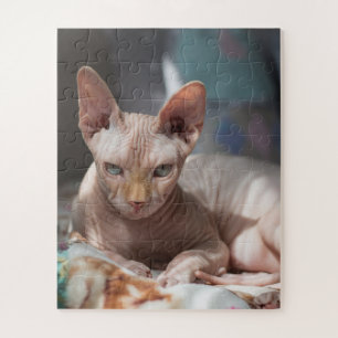 Puzzle Cute Chat Lounge sans fourrure