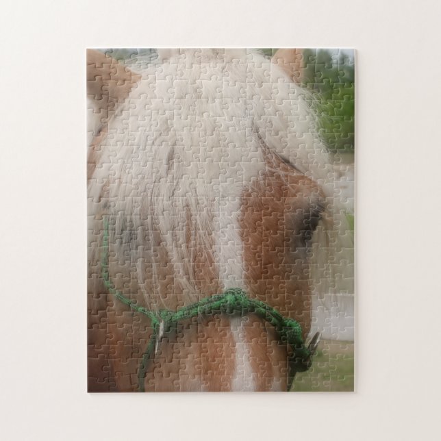 Puzzle Cute Cheval Visage Animal (Vertical)