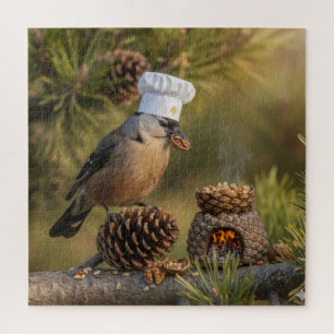 Puzzle Cute Cuisine Chef Nutcracker Bird