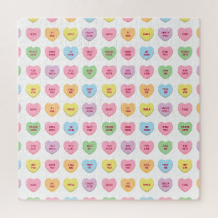 Puzzle Cute drôle girly conversation personnalisée bonbon
