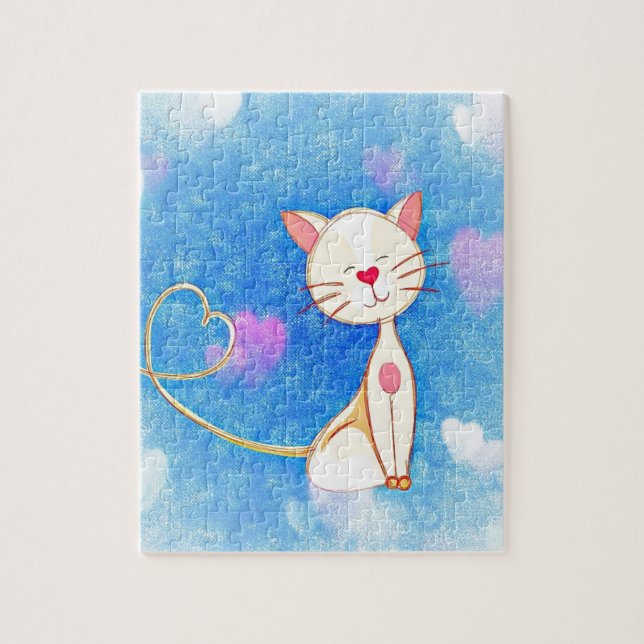 Puzzle Cute Love Chat (Vertical)