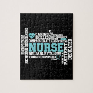 Puzzle Cute Nurse RN LVN École de soins infirmiers Médica