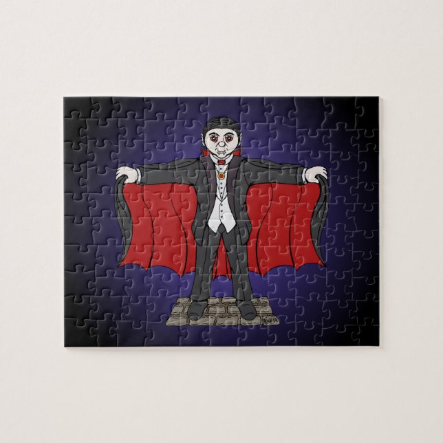 Puzzle Cute Vampire/Dracula (Horizontal)