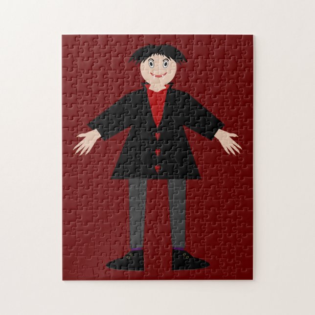 Puzzle Cute Vampire Halloween (Vertical)