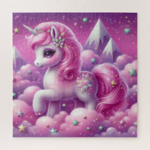 Puzzle Cute violet et rose parties scintillant clair lico