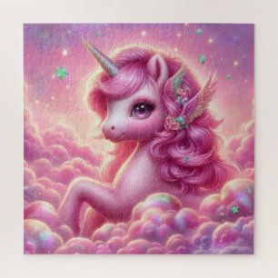 Puzzle Cute violet et rose parties scintillant clair lico