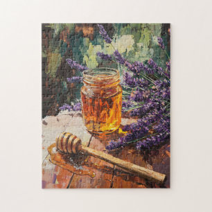 Puzzle Cuvette de miel et Pittoresque de lavande