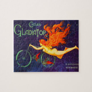 Puzzle Cycles Gladiator Affiche publicitaire vintage de c