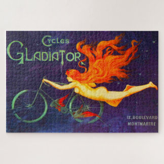 Puzzle Cycles Gladiator Vintage Français Cyclisme Annonce