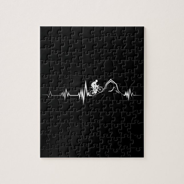 Puzzle Cyclisme Heartbeat Course Vélo de montagne Vélo (Vertical)