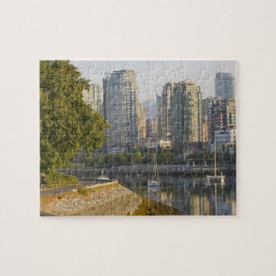 Puzzle Cycliste le long de Seawall Trail dans le centre-v
