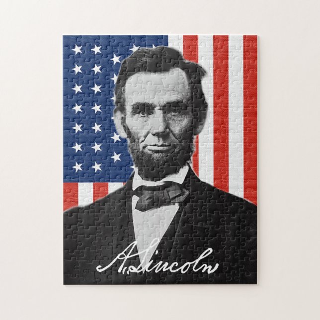 Puzzle d'Abraham Lincoln (Vertical)