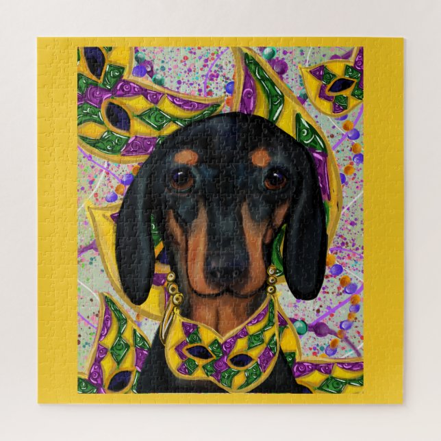 Puzzle Dachshund         (Vertical)
