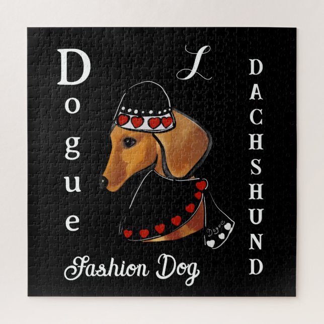 PUZZLE DACHSHUND        (Vertical)