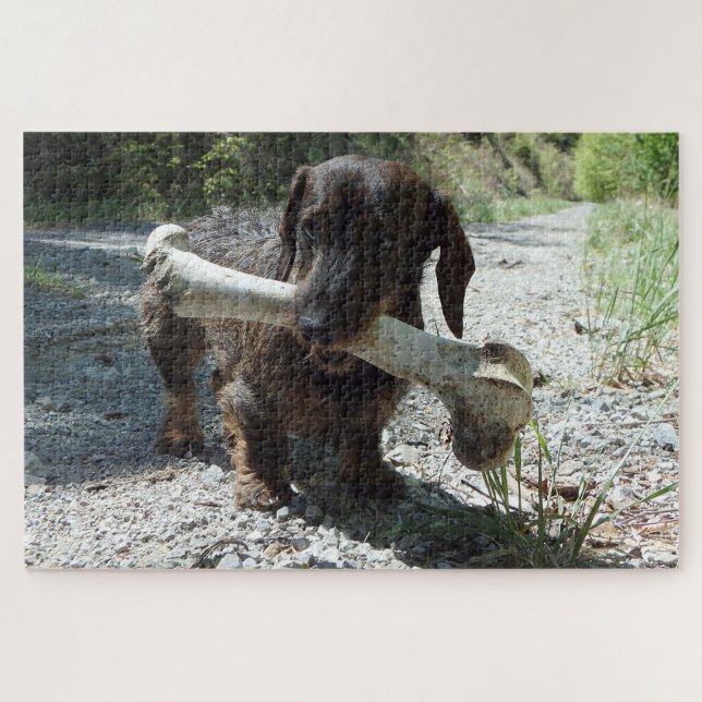 Puzzle Dachshund (Horizontal)