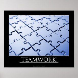 Puzzle d'affaires - affiche