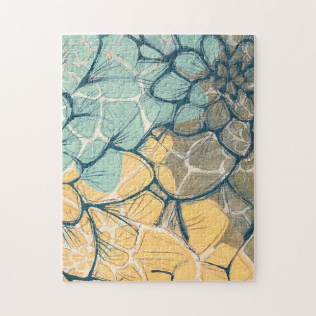 Puzzle Dahlia Dance I (Vertical)