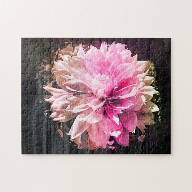 Puzzle "Dahlia rose" (Horizontal)