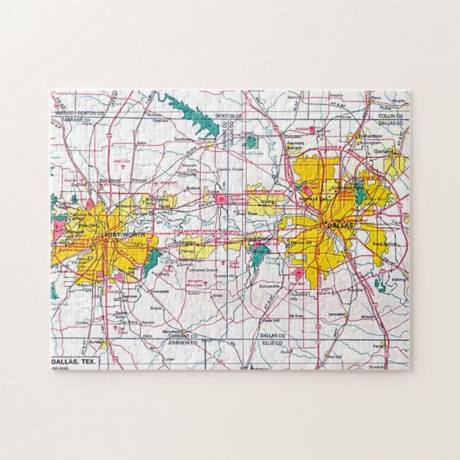 Puzzle Dallas/Fort Worth (Horizontal)