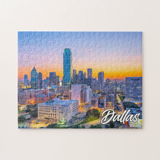 Puzzle Dallas, Texas, États-Unis (Horizontal)
