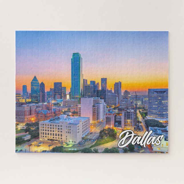 Puzzle Dallas, Texas, États-Unis (Horizontal)
