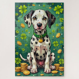 Puzzle Dalmatien Chanceux de la Saint-Patrick