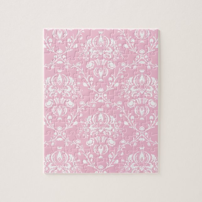 Puzzle Damas rose et blanc (Vertical)