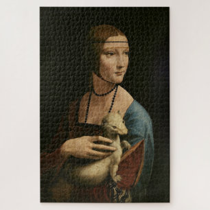 Puzzle Dame avec une Ermine-Cecilia Gallerani par Leonard