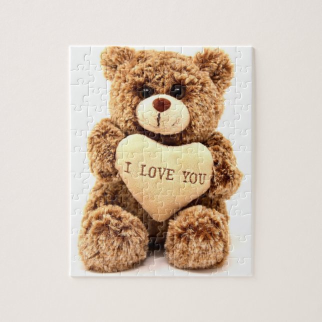 Puzzle d'amour ours (Vertical)