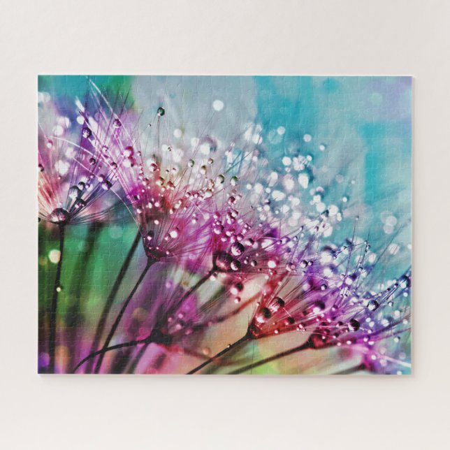 Puzzle Dandelion coloré unique photo florale (Horizontal)