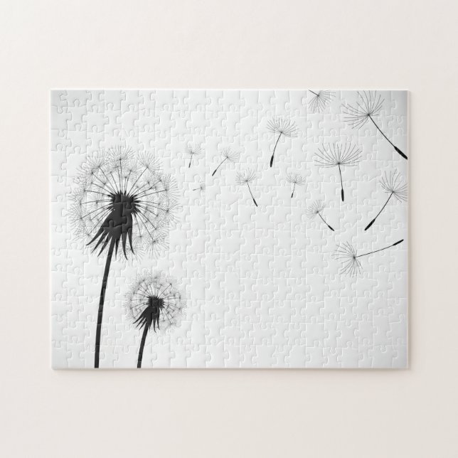 Puzzle Dandelions en Silhouette (Horizontal)