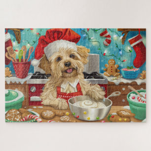 Puzzle Dandie Dinmont Terrier Cuisine de Noël