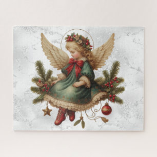Puzzle d'ange de Noël vintage