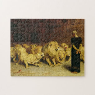 Puzzle Daniel in the Lions' Den, 1872 par Briton Riviere
