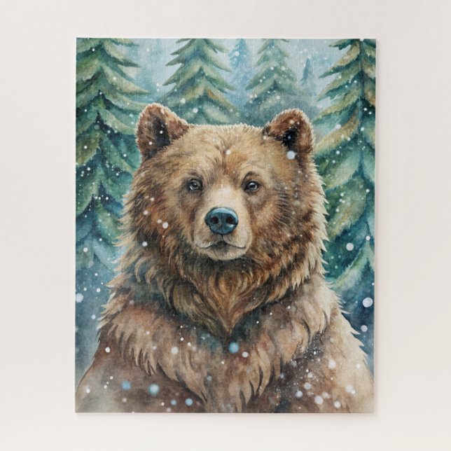 Puzzle d'animal de neige (Vertical)