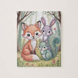 Puzzle d'animaux de la forêt