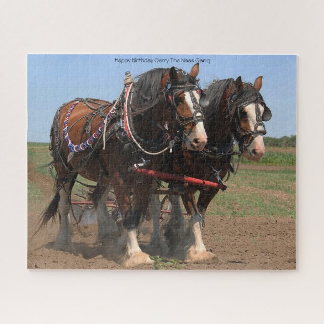 Puzzle d'anniversaire de Gerry (Horizontal)