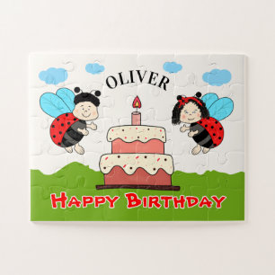 Puzzle d'anniversaire personnalisé pour enfants