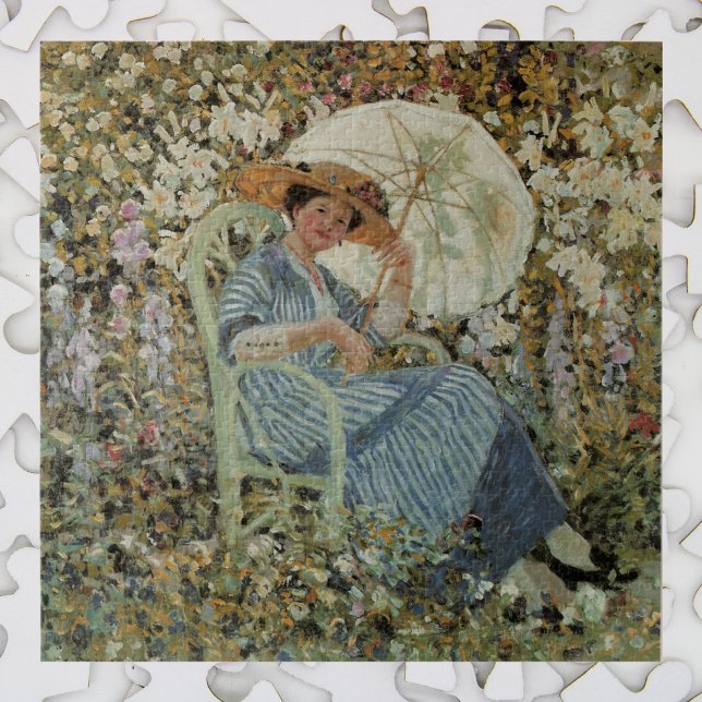 Puzzle Dans le jardin, Giverny par Frederick Frieseke (Créateur téléchargé)