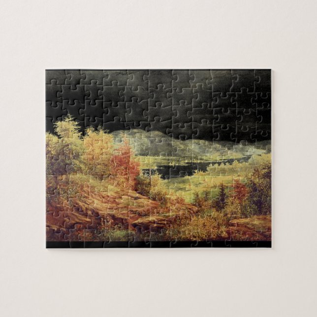Puzzle Dans le jaspe F. Cropsey_Landscapes de Catskills', (Horizontal)