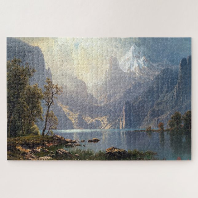 Puzzle Dans les Sierras, le lac Tahoe, Albert Bierstadt (Horizontal)