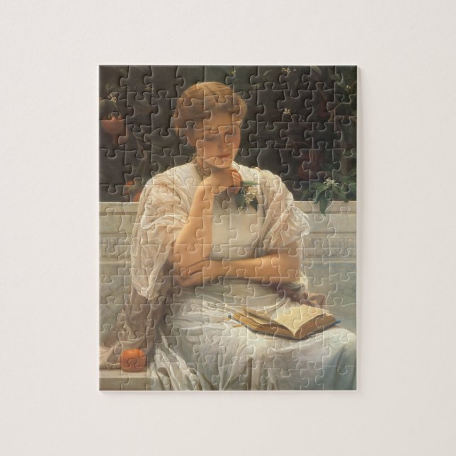 Puzzle Dans l'orangerie de Charles Edward Perugini (Vertical)