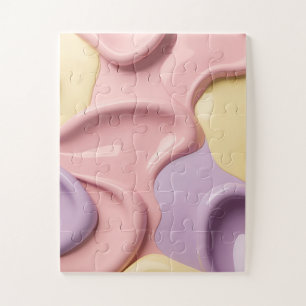Puzzle dans un graphique abstrait élégant