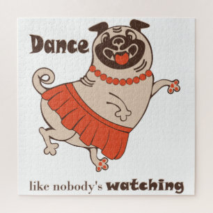 Puzzle Danse comme personne ne regarde Carlin Girl