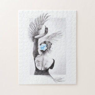 Puzzle Danse de Swan femme ballet Dessin surréaliste