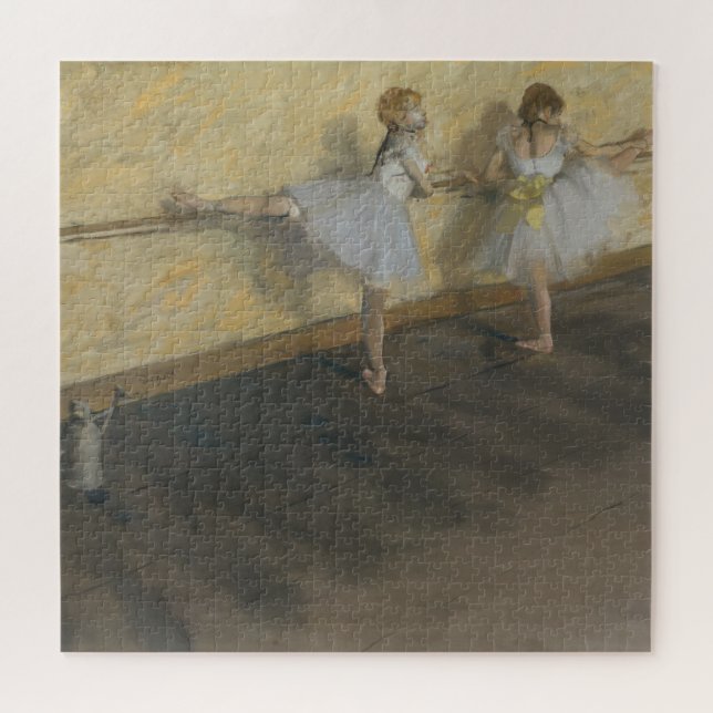 Puzzle Danseurs d'Edgar Degas | pratiquant au barre (Horizontal)