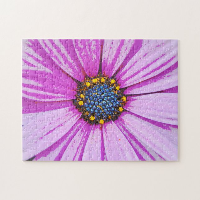 Puzzle d'art à fleurs pourpres (Horizontal)
