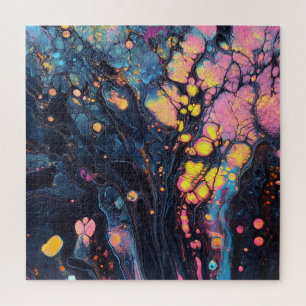 Puzzle d'art Abstrait Iridescente