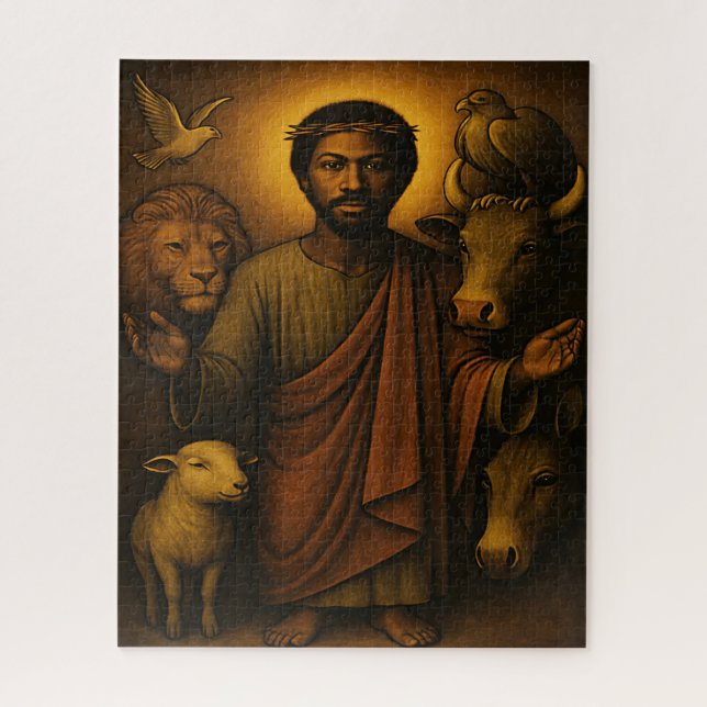 Puzzle d'art chrétien afro-américain (Vertical)