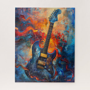 Puzzle d'art de guitare électrique